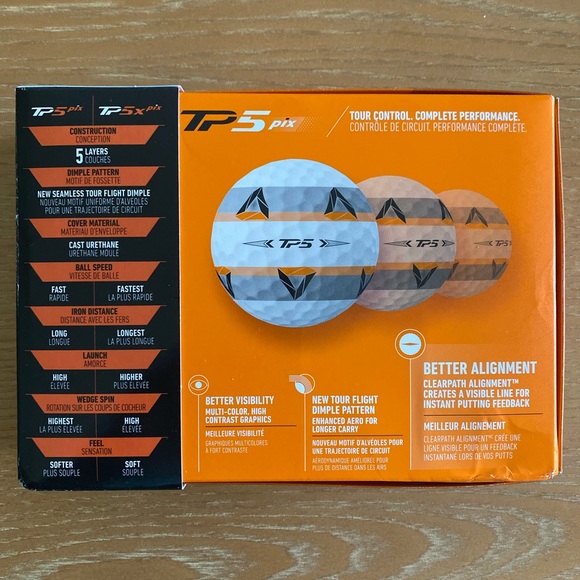 RARE Masters Azalea Taylormade TP5 Pix Golf Balls! - Picture 4 of 4